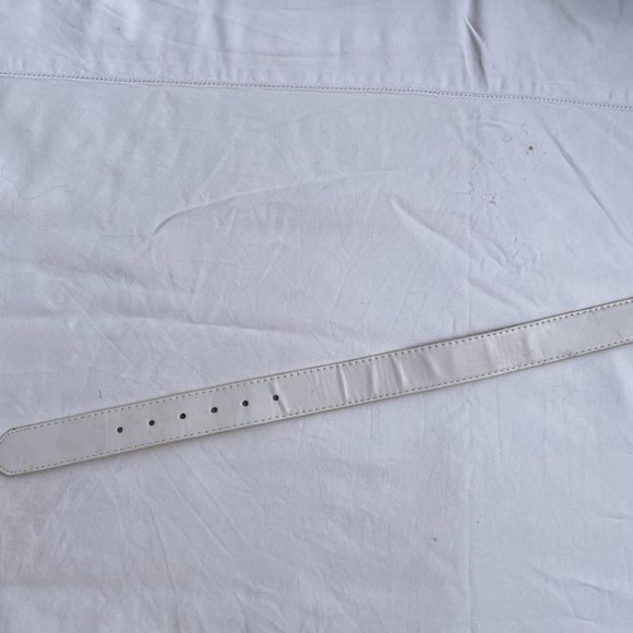 Y2K Leather Rhinestone Logo Playboy Belt - Picture 3 of 5